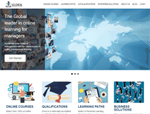 Tablet Screenshot of globalmanagementacademy.com